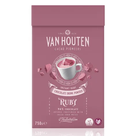 Van Houten; Ruby Chocolate Drink Powder - 750g bag
